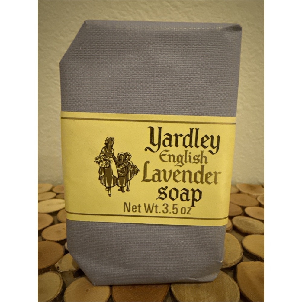 Vintage Yardley English Lavender Fragranced Soap Bar 3.5 oz Unused NOS
